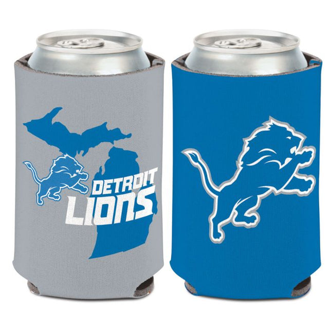 Detroit Lions STATE SHAPE Can Cooler 12 oz.