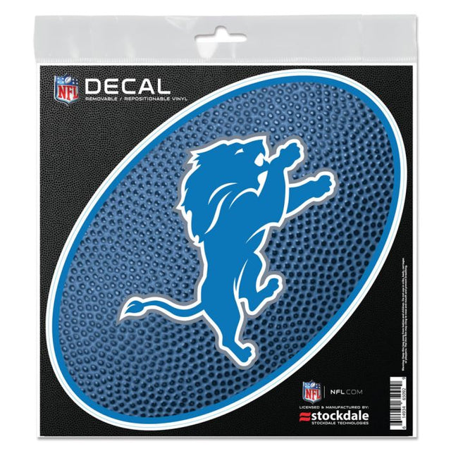 Calcomanía para todas las superficies TEAMBALL de Detroit Lions, 6" x 6"