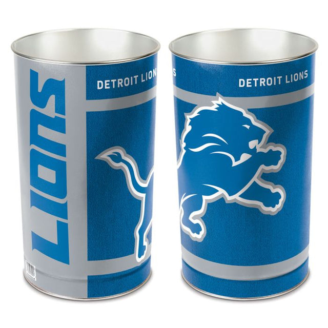 Papelera de los Detroit Lions, cónica, 15" de alto