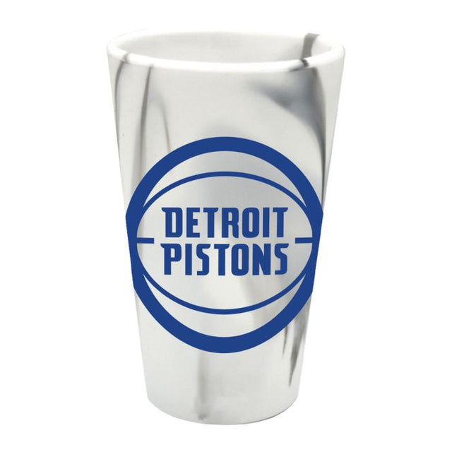 Detroit Pistons Fashion 16 oz Silicone Pint Glass