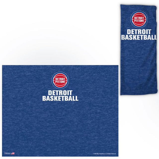 Detroit Pistons HEATHERED Fan Wraps