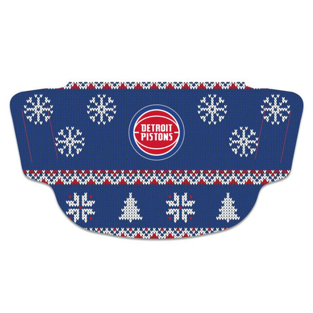 Detroit Pistons / Ugly Sweater Ugly Sweater Fan Mask Face Covers