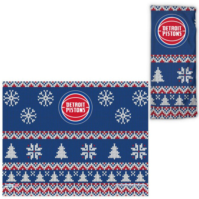 Detroit Pistons / Ugly Sweater Ugly Sweater Fan Wraps