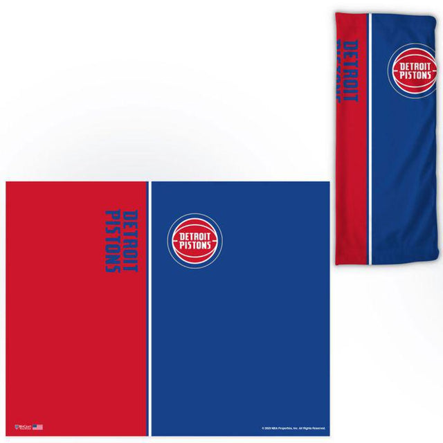 Detroit Pistons Vertical Split Fan Wraps