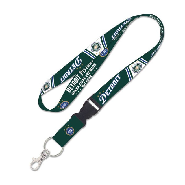 Detroit Pistons city Lanyard w/detachable buckle 1"