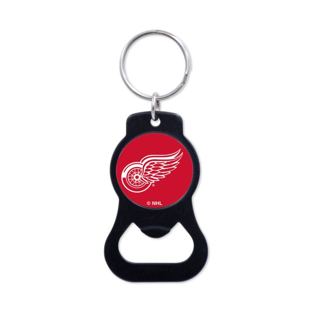 Detroit Red Wings Black Bottle Opener Key Ring