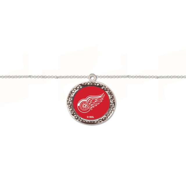 Detroit Red Wings Bracelet w/Charm Jewelry Carded