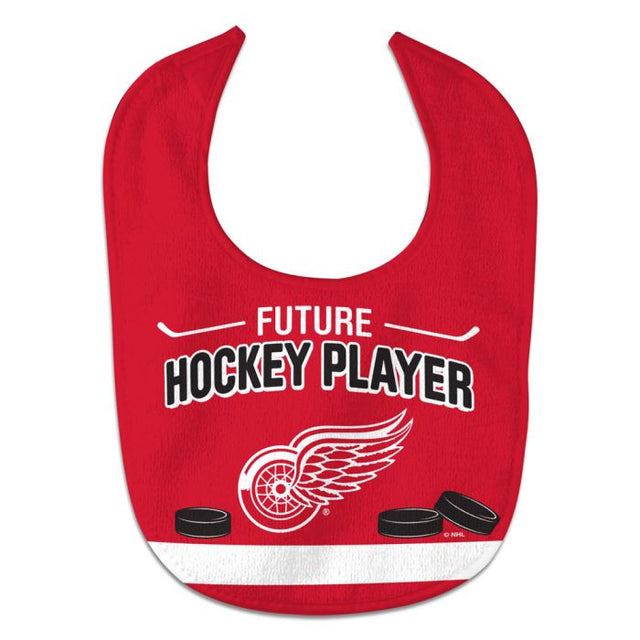 Babero para bebé All Pro Future Hockey Player de los Detroit Red Wings