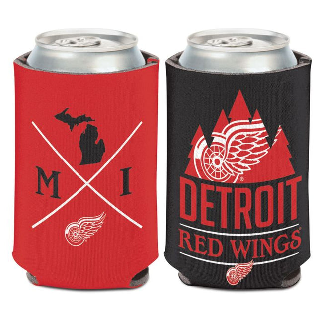 Enfriador de lata hipster Detroit Red Wings de 12 oz.