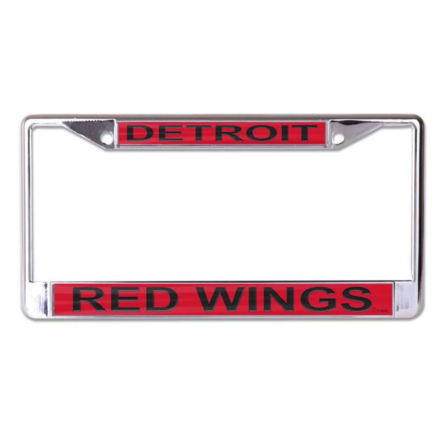 Detroit Red Wings Lic Plt Frame S/L Printed