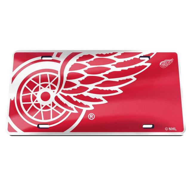 Matrícula especial de acrílico MEGA de Detroit Red Wings