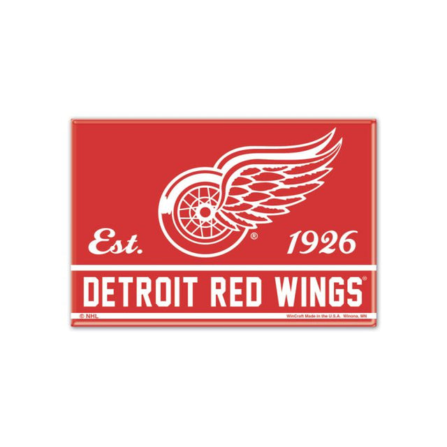 Detroit Red Wings Metal Magnet 2.5" x 3.5"