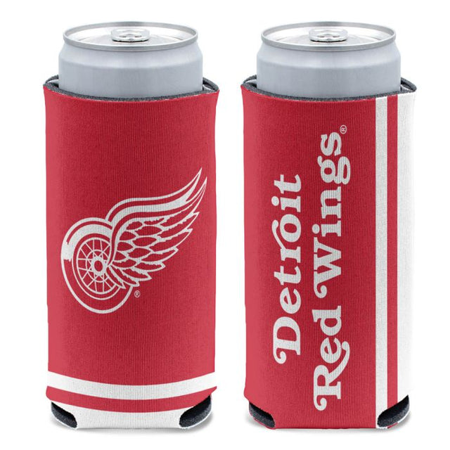 Refrigerador para latas delgado de 12 oz PRIMARY de Detroit Red Wings