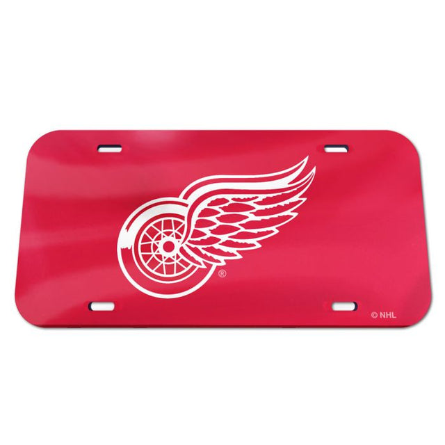 Matrícula acrílica especial de los Detroit Red Wings