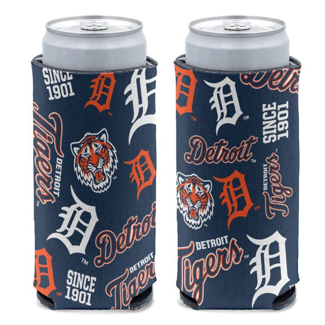 Enfriador de latas delgado de 12 oz de Detroit Tigers