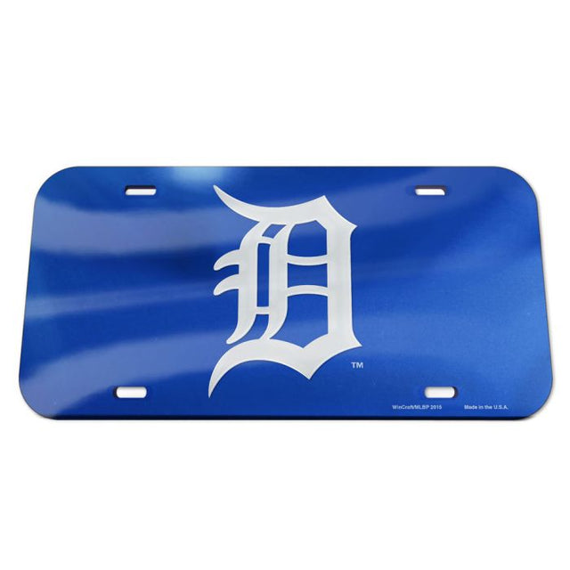 Detroit Tigers Acrylic Classic License Plates