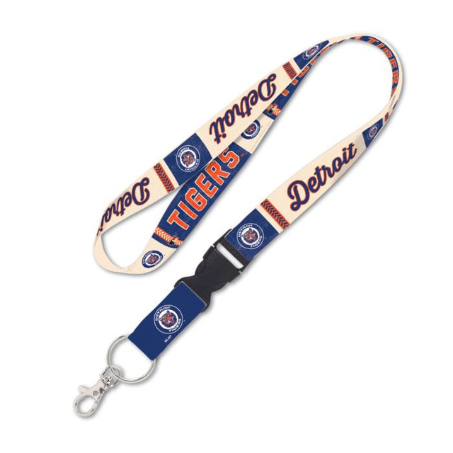 Detroit Tigers / Cooperstown Lanyard w/detachable buckle 1"