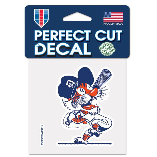 Detroit Tigers / Cooperstown Perfect Cut Color Decal 4" x 4"