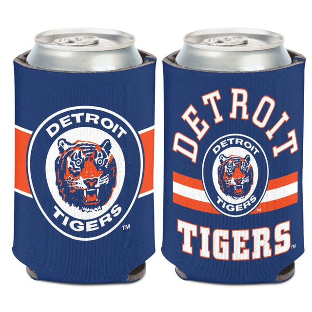 Enfriador de lata a rayas Detroit Tigers / Cooperstown de 12 oz.