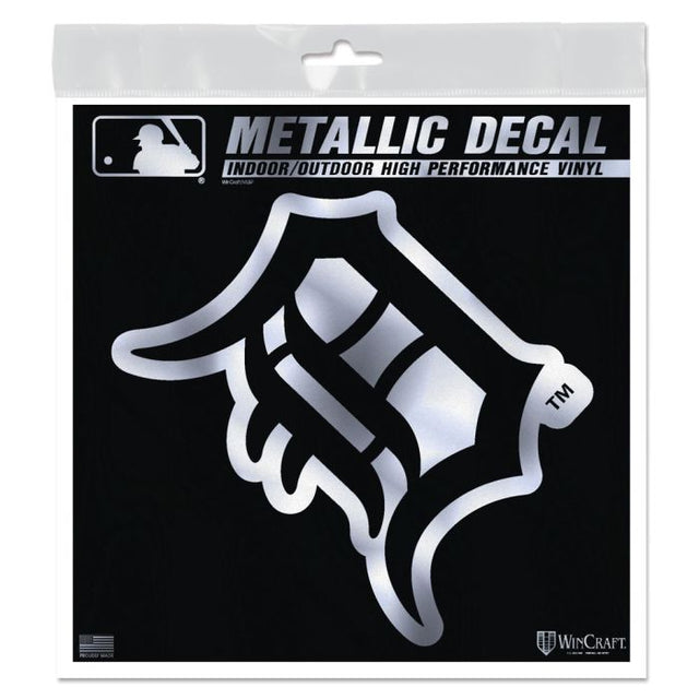 Detroit Tigers Decal Metallic 6" x 6"