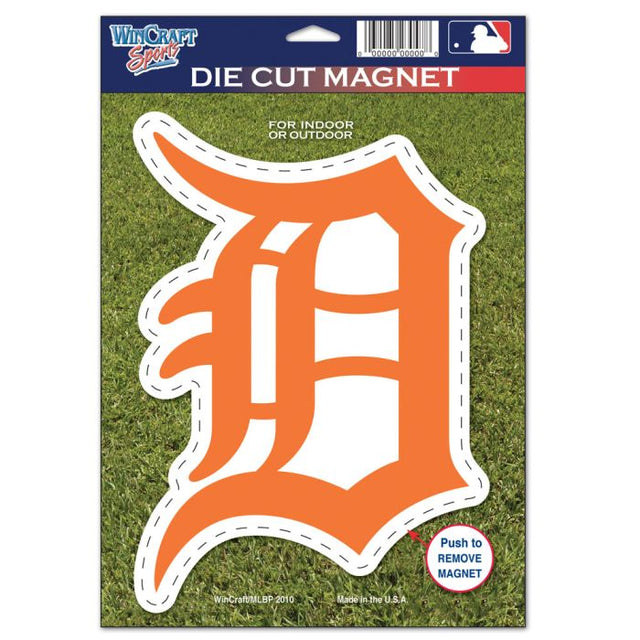 Detroit Tigers Die Cut Logo Magnet 6.25" x 9"