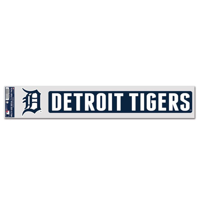 Calcomanías para fanáticos de los Tigres de Detroit de 3" x 17"