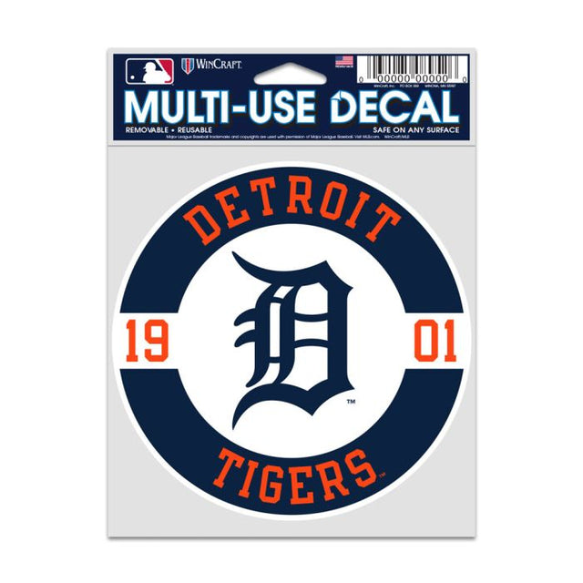 Detroit Tigers Fan Decals 3.75" x 5"