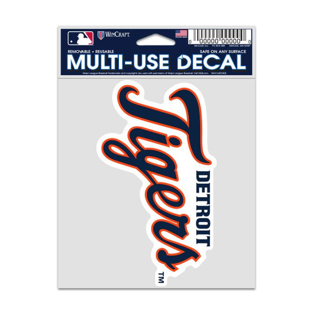 Detroit Tigers Fan Decals 3.75" x 5"