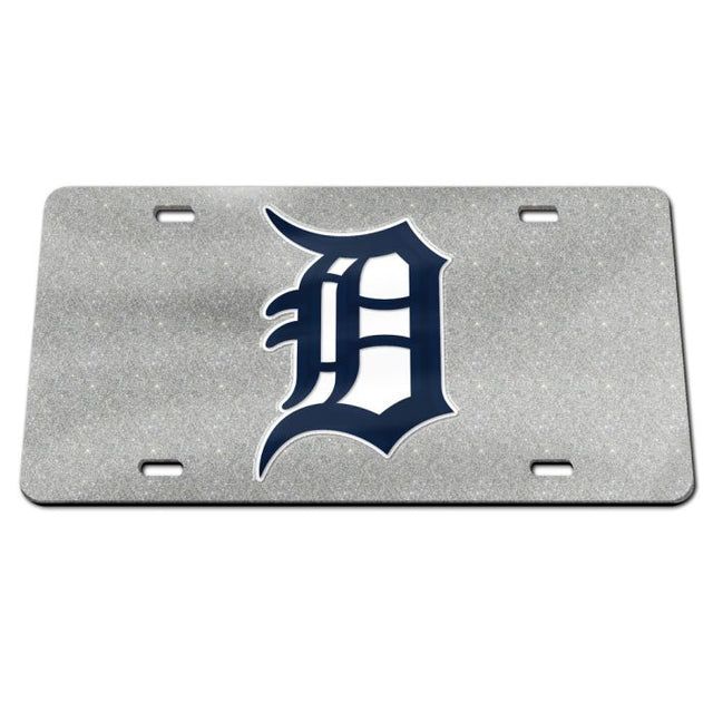 Detroit Tigers GLITTER Specialty Acrylic License Plate