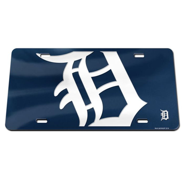 Matrícula especial acrílica MEGA de los Detroit Tigers