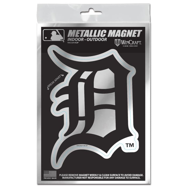 Detroit Tigers Metallic Magnets 3" x 5"