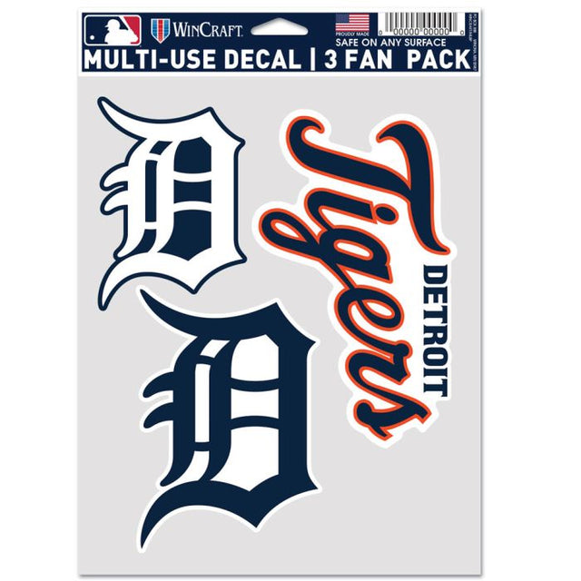 Paquete multiusos para 3 fanáticos de los Detroit Tigers