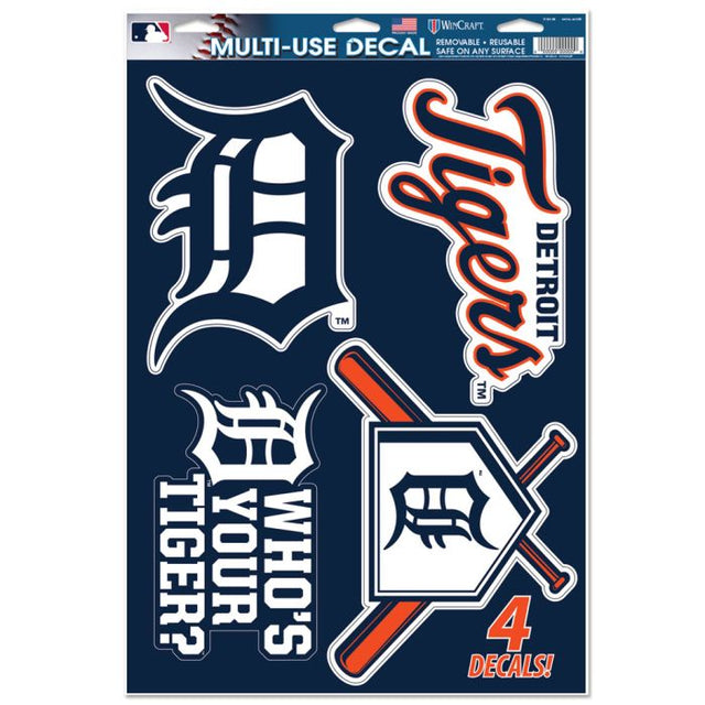 Detroit Tigers Multi-Use Decal 11" x 17"