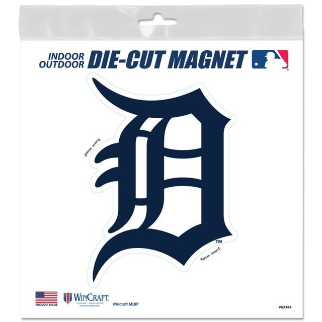 Imanes para exteriores de los Detroit Tigers, 12" x 12"