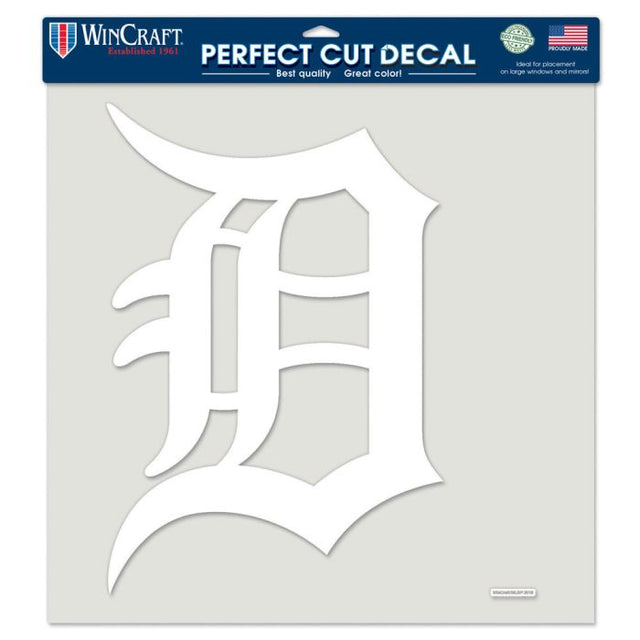 Calcomanía de corte perfecto de los Tigres de Detroit de 17" x 17"