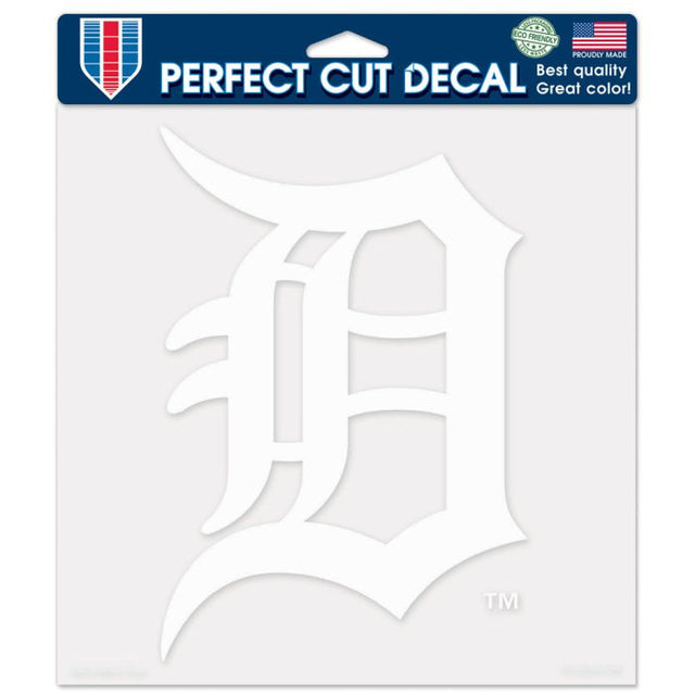 Calcomanías de los Detroit Tigers de corte perfecto de 8" x 8"