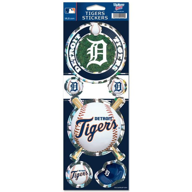 Detroit Tigers Prismatic Decal 4" x 11"