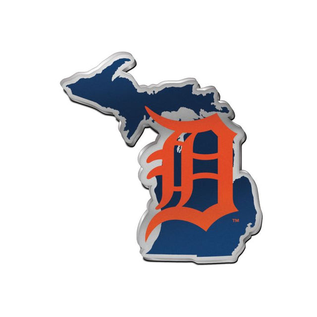 Detroit Tigers STATE Acrylic Auto Emblem