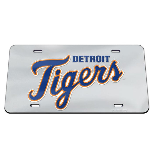 Matrícula acrílica especial de los Tigres de Detroit