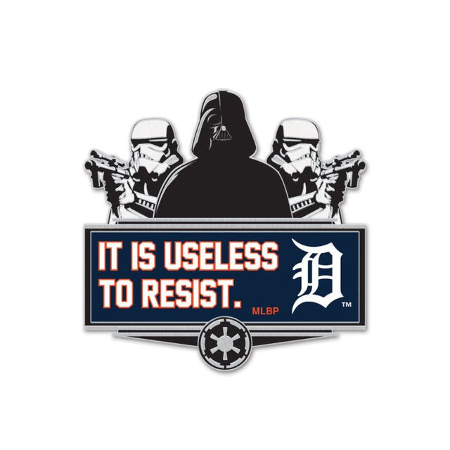 Tarjeta de joyería con pin de colección de DARTH VADER de los Detroit Tigers/Star Wars