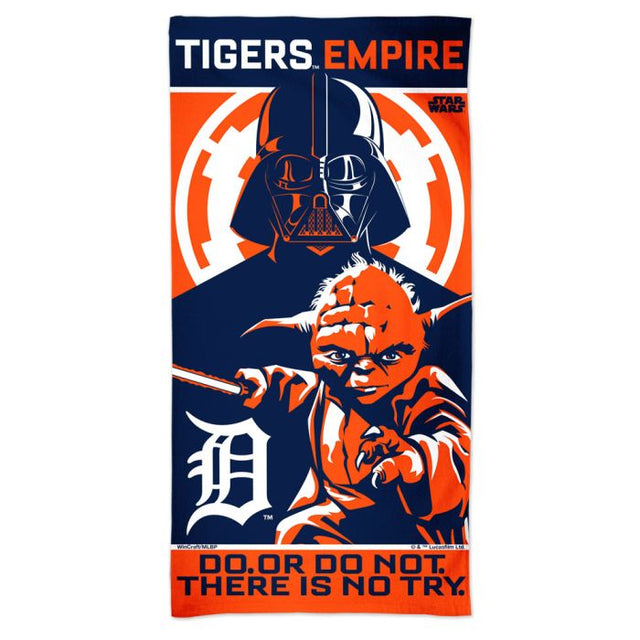 Detroit Tigers / Star Wars YODA &amp; DARTH VADAR Spectra Beach Towel 30" x 60"