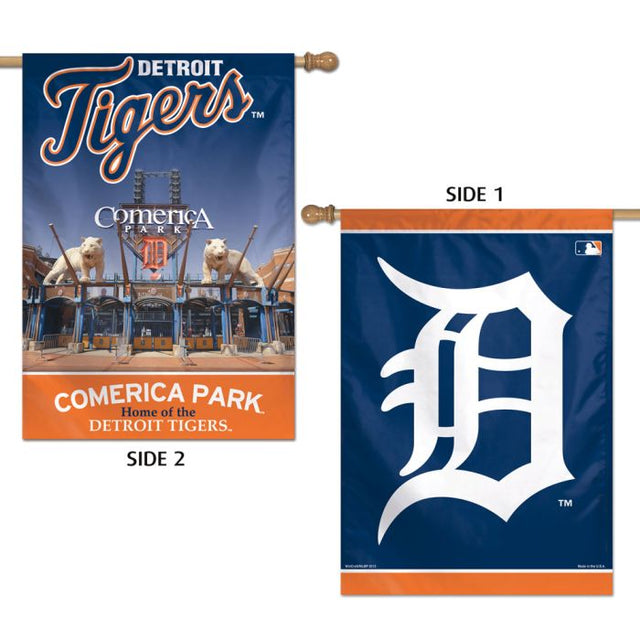 Detroit Tigers Vertical Flag 2 Sided 28" x 40"