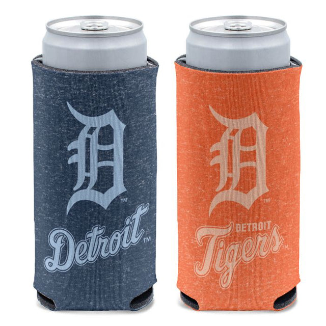 Enfriador de latas delgado de 12 oz con estampado de jaspeado de los Detroit Tigers