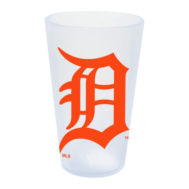 Vaso de pinta de silicona de 16 oz con forma de icicle de los Detroit Tigers