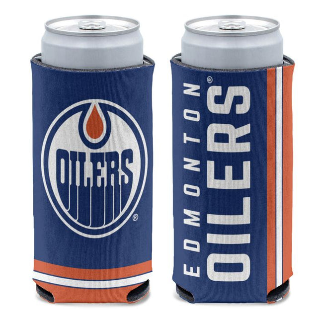 Enfriador de latas delgado de 12 oz de los Edmonton Oilers