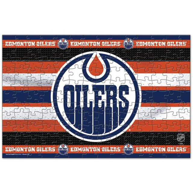 Rompecabezas de 150 piezas de los Edmonton Oilers en caja