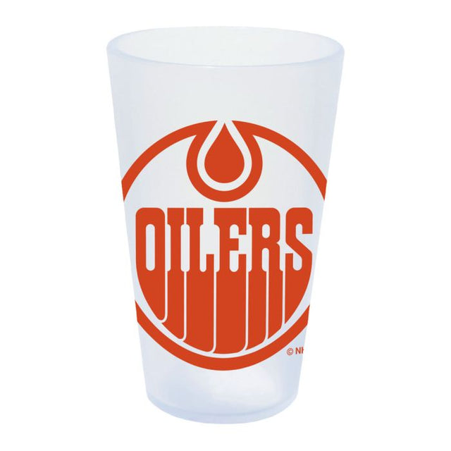 Vaso de pinta de silicona de 16 oz de los Edmonton Oilers