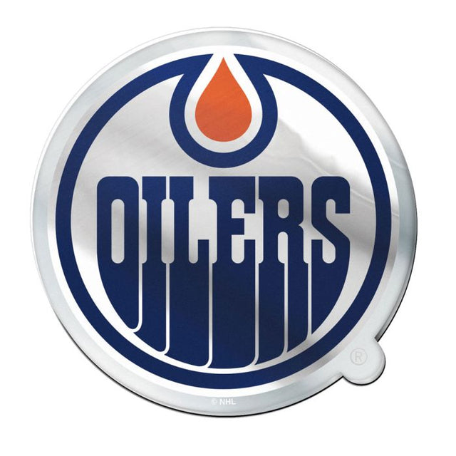 Emblema acrílico para automóvil de los Edmonton Oilers