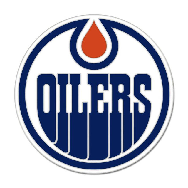 Tarjeta de joyería con pin esmaltado de colección de los Edmonton Oilers