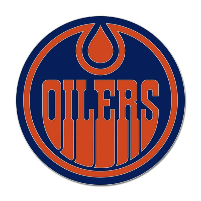 Tarjeta de joyería con pin esmaltado de colección de los Edmonton Oilers